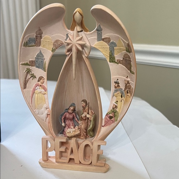 Peace Nativity Scene LED Light Decor - Picture 7 of 8